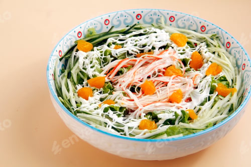 Preview: Freshly made Kani salad
