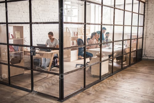 Preview: Young business team working
