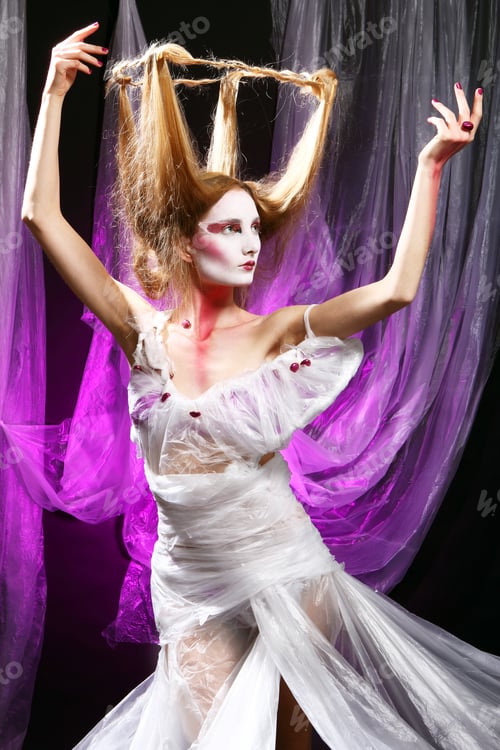 Preview: Fashion model in stylish asian image