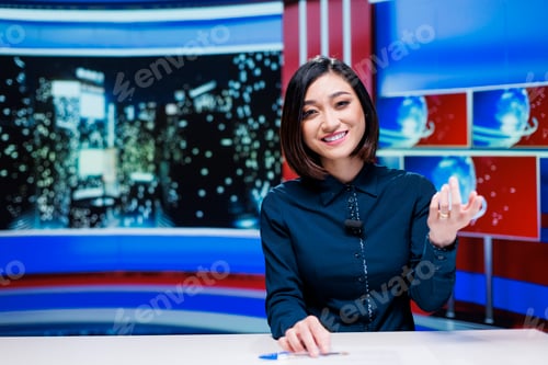Preview: Newscaster hosting late night talk show