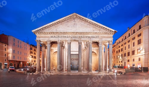 Preview: Rome, Italy with the Pantheon and Piazza Della Rotonda