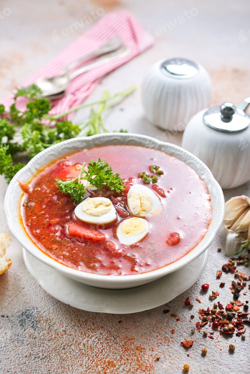Preview: Traditional Ukrainian borsch