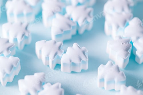 Preview: Blue Christmas tree shape candy