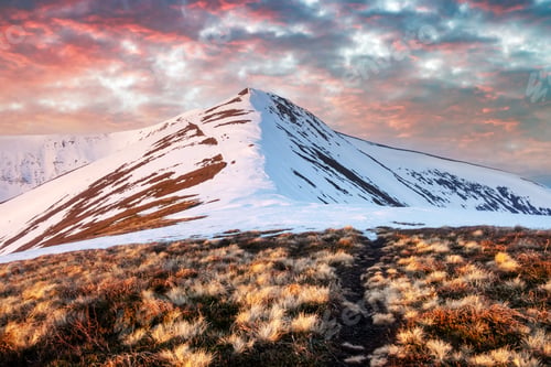 Preview: View of the grassy hills