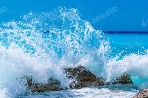 Preview: Wild sea in Lefkas