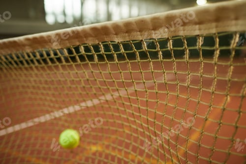 Preview: Tennis ball hitting net for fault