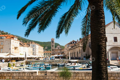 Preview: Photo of St Stephens Cathedral in St Stephens Square, Hvar Town centre, Hvar Island, Croatia