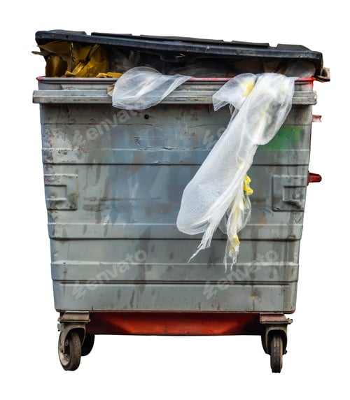 Preview: Isolated Trash Can Or Bin