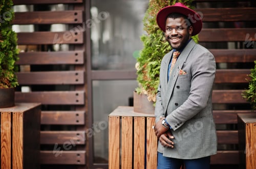 Preview: Stylish African American man model