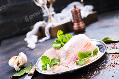 Preview: raw fish fillet