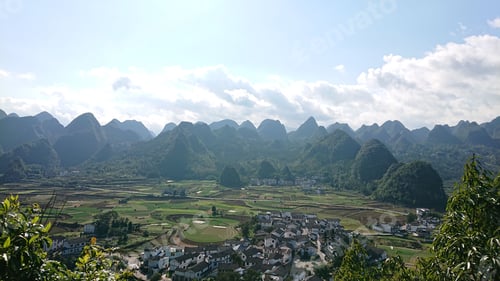 Preview: Wanfeng Forest with sun and moon