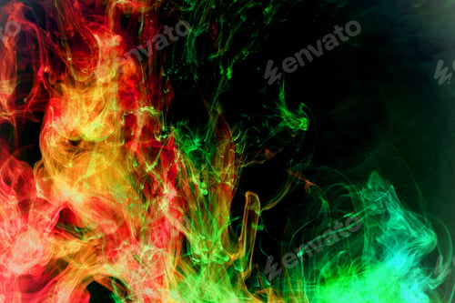 Preview: Ink Bright In Water Background Image