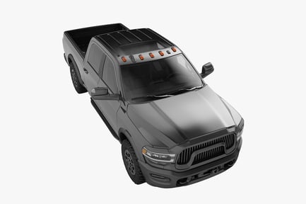 Preview: Heavy Duty Pickup Truck with Crew Cab