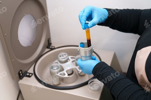 Preview: Centrifugation Process for PRP Preparation in Hair Clinic