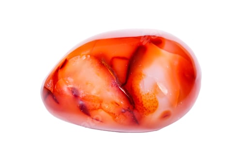 Preview: Corundum in rock mineral stone a white background