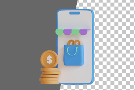 Preview: Online Shopping Store 3D Icon