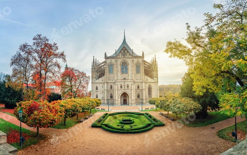 Preview: Kutna Hora, Czechia. St Barbara's Cathedral on sunrise