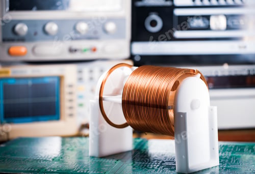 Preview: Close-up large and small coils