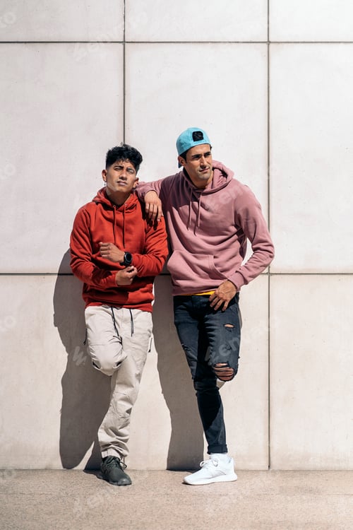 Preview: Cool Multicultural Friends Portrait