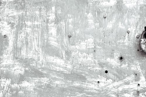 Preview: Rusted blue painted metal wall. Detailed photo texture