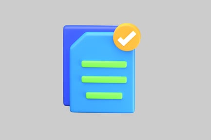 Preview: Completed document icon