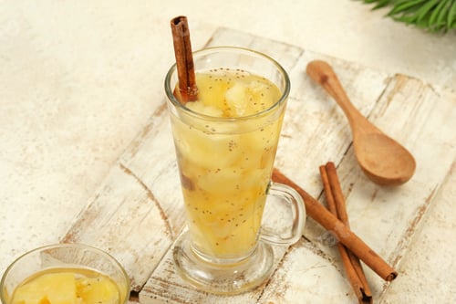 Preview: Setup Nanas or Pineapple Cinnamon Punch Stew, Indonesian Traditional Drink