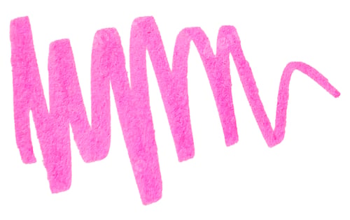 Preview: Pink marker stroke texture isolated on a white background.