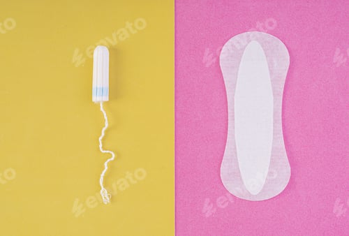 Preview: Hygiene care during critical days. Choosing between a tampon and a sanitary pad