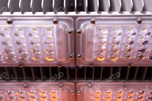 Preview: Plates with many LED lamps.