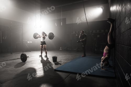 Preview: Group of people working out in gym