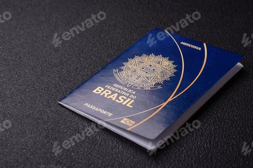 Preview: International passport of a citizen of Brazil