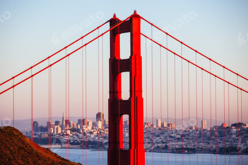 Preview: Golden Gate View At Dusk