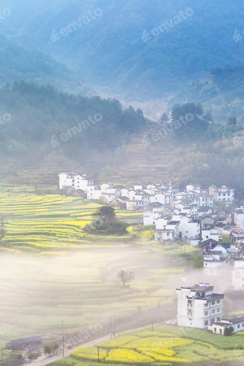 Preview: mountain village full of spring in wuyuan