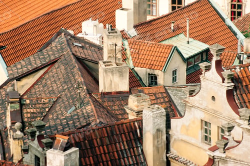 Preview: Roofs downtown Prague Czech Republic Europe