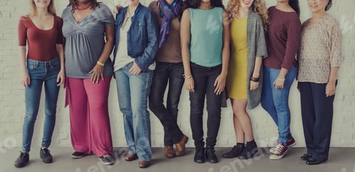 Preview: Girls Friendship Togetherness Community Copy Space Concept