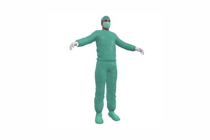 Preview: Surgical figure with outstretched arms