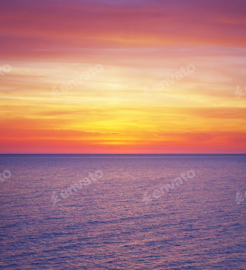 Preview: Colours of sea sunset.