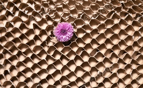 Preview: paper texture with lilac flower