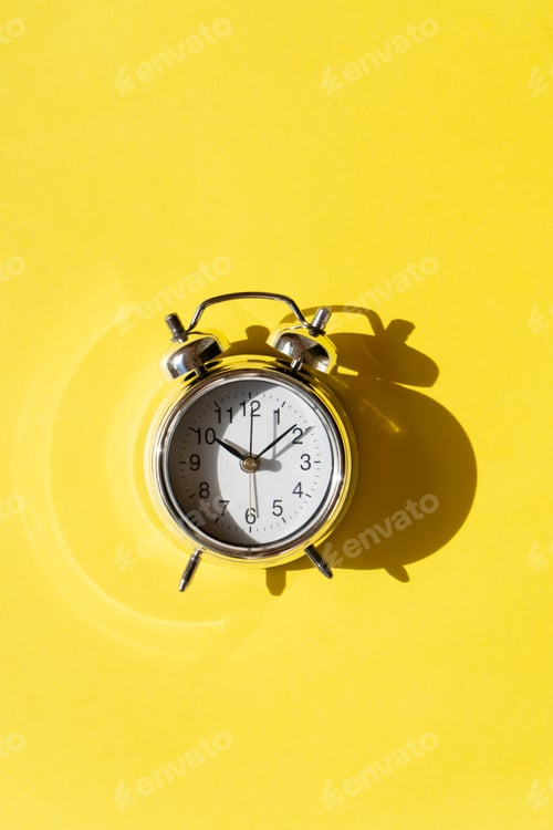 Preview: gray alarm clock