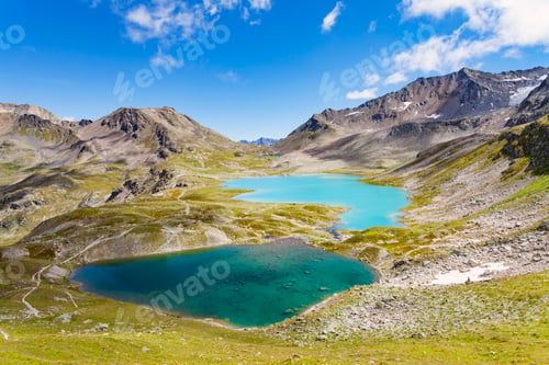 Preview: Mountain range, Davos, Graubünden, Switzerland