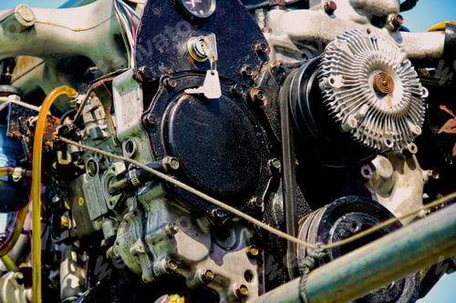 Preview: Old motorboat engine