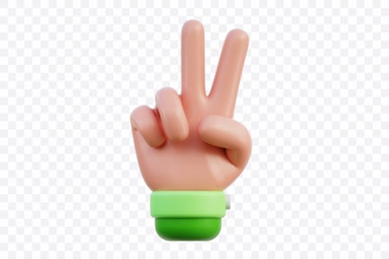Preview: Victory Hand Gesture