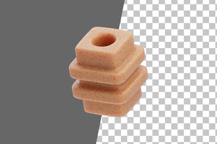 Preview: Square Stack 3D Icon