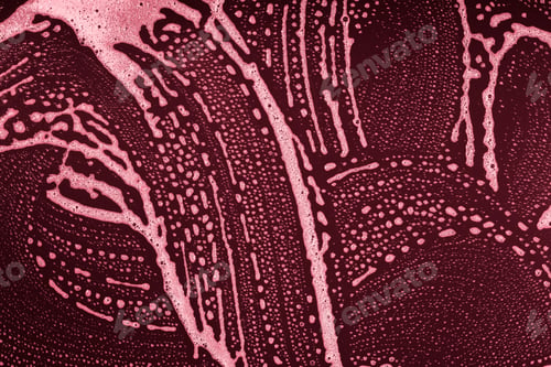 Preview: Drops- Liquid Foam. Fluid Aqua- Abstract Pattern Nature. Background- Cleansing Wash. Shampoo