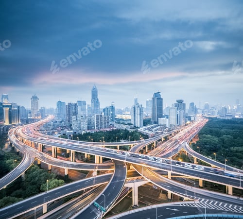 Preview: city interchange in shanghai