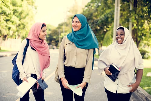 Preview: Group of Muslim women having a great time