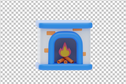 Preview: Fireplace 3D Icon