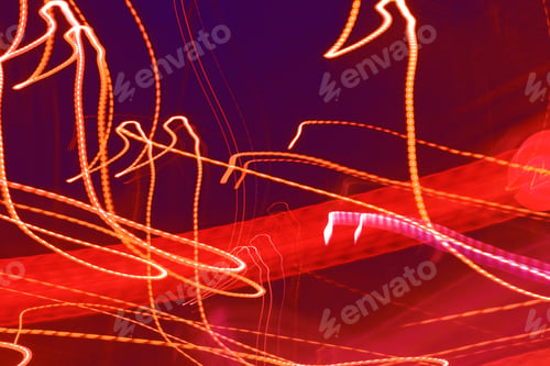 Preview: Defocused Freezelight Colorful Background.