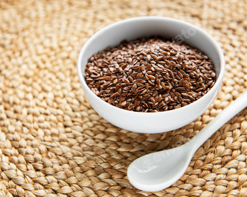 Preview: Vegetarian organic nutrition flax seeds