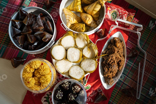 Preview: Traditional Malay Food and cookies during Ramadan and Eid Mubarak. Hari Raya Aidilfitri.